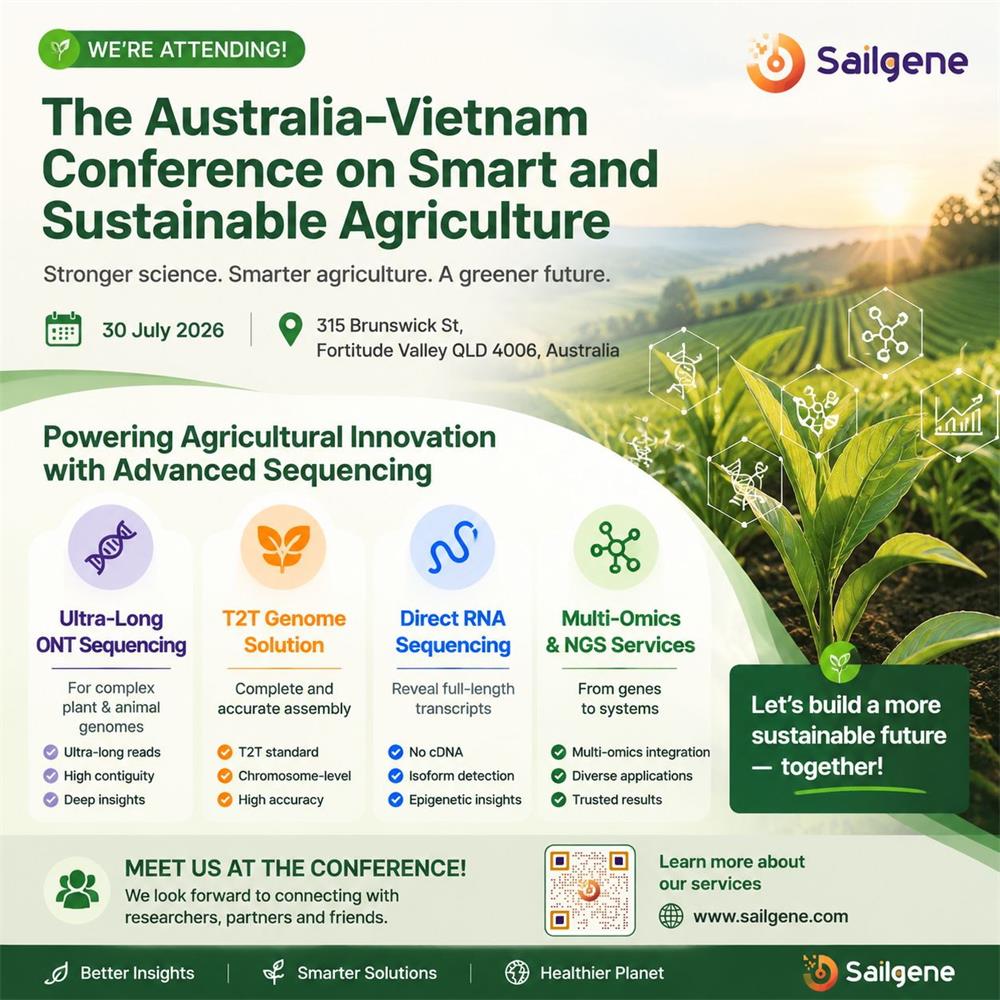 Sailgene Advances Agricultural Genomics Innovation at the Australia–Vietnam Conference on Smart and Sustainable Agriculture